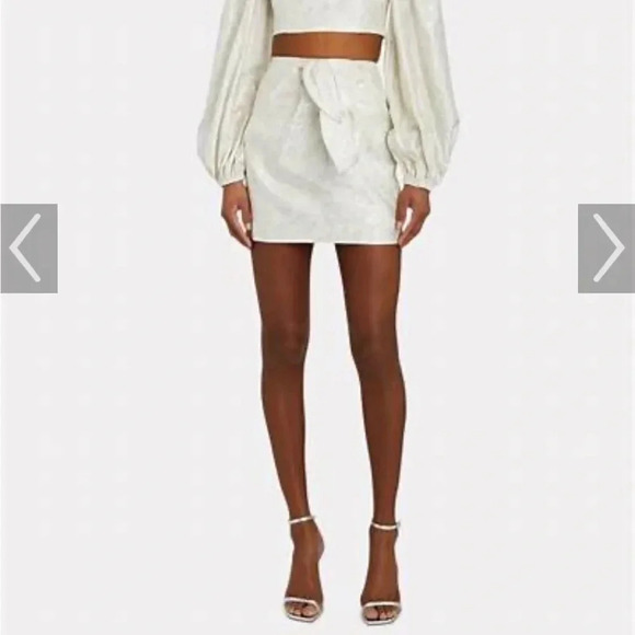 Significant Other Roselle brocade metallic mini skirt - Picture 11 of 11